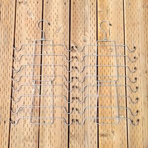 2 Mainstays Metal Tank & Bra Hanger